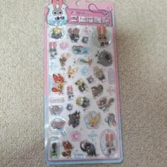 ディズニー ズートピア 立体シール 3Dステッカー