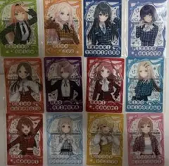 学園アイドルマスタークリアカード全12種類