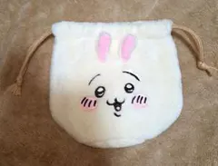 ちいかわ　うさぎ 巾着ポーチ ホワイトのサムネイル