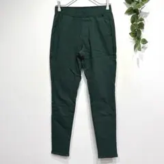 ノアールレーベル　スキニーパンツ　緑　M ウエストゴム　ストレッチ◎ シンプル