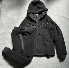 NIKE ボアテックフリース セットアップ ドリル系 ブラック us