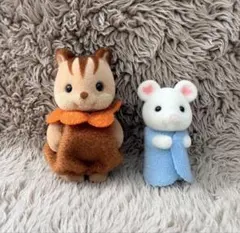 シルバニアファミリー 赤ちゃんコレクション赤ちゃん森であそぼシリーズ 2匹セット