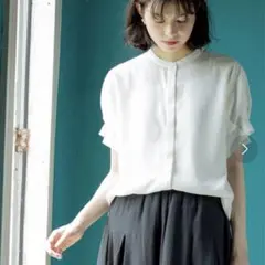 OPAQUE.CLIP ◆タックスリーブブラウス【洗濯機洗い可のサムネイル