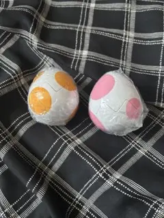 スーパーマリオめじるしアクセサリー　ヨッシーコレクション ピンク　オレンジ