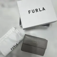FURLA 三つ折り財布 グレー 箱付き