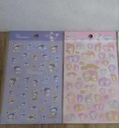 サンリオ箔押しシール マイメロ&クロミ