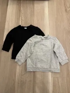 H&M オーガニックコットン トレーナー 2点セット
