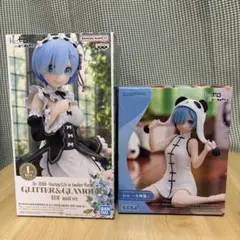 Re:ゼロから始める異世界生活レム フィギュア 2種セットのサムネイル