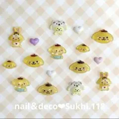 スピード発送！プリンネイルパーツ12個♡ハートおまけ4個、No.118