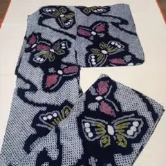 有松絞り浴衣　広えり美品　 　手縫い綿100% 有松絞り浴衣 広えり美品 手縫い綿100% - メルカリ