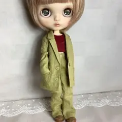 ブライスアウトフィット♡オーバーサイズテーラージャケット/遠州灘リネン/ライム