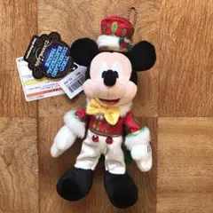 ミッキーマウス ぬいぐるみバッジ エレクトリカルパレード クリスマス 匿名配送