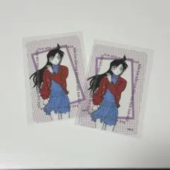 名探偵コナン 毛利蘭 トレーディングクリアカード セット