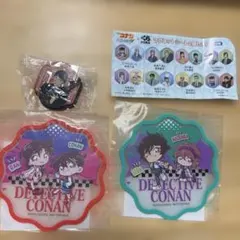 くら寿司 名探偵コナン コラボ　ラバーコースター①③ マグネットシート２個