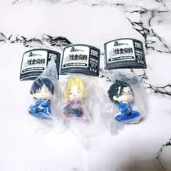 ①ガチャ 肩ズンFig. 鋼の錬金術師 エドワード マスタング ヒューズ セット