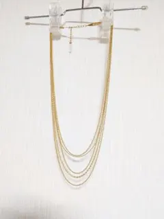 ゴールド レイヤーネックレス