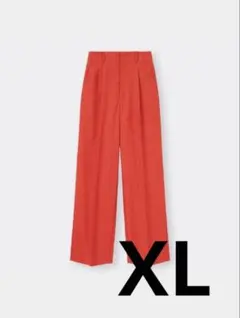 GU カラースラックス レッド XL
