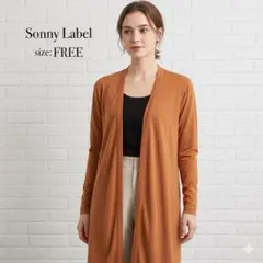 ◎美品◎ Sonny Label オレンジ カーディガン サニーレーベル 羽織り
