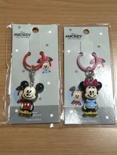 ディズニー めじるしアクセサリー ミッキー ミニー 2種セット