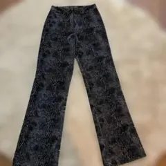 レディース/dot.com ヘビ柄 フレアパンツ /Sサイズ