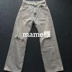 BLACK BY MOUSSY damage straight denim