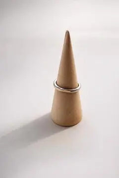 シルバーとk10のリング　刻印あり　4°C