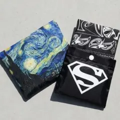新品未開封 SUPERMAN ゴッホ 星月夜 エコバッグ 2点セット《二人分》