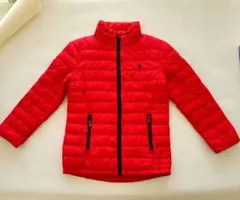 ポロラルフローレン　ダウンジャケット　140㎝　赤　レッド