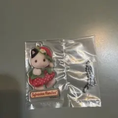 シルバニアファミリー　赤ちゃんアクリルキーチェーン　いちごのサムネイル