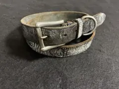 VivienneWestwood MAN レザーベルト ダメージ加工