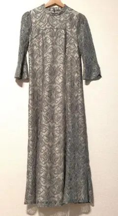 グレー系 レース パーティードレス 美品☆着用一度のみ