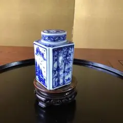 江户 平户焼 平安 京焼 染付 アンティーク 三段重 陶磁器 重箱 - メルカリ