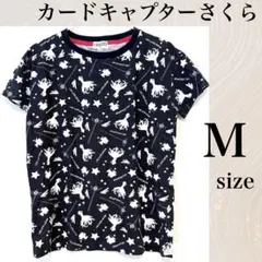 カードキャプターさくら 総柄 半袖Tシャツ Mサイズ