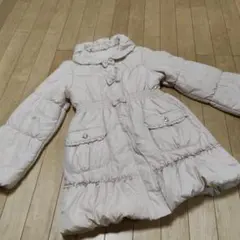 美品☆150cm any FAM エニファム ピンク　中綿コート　ハート