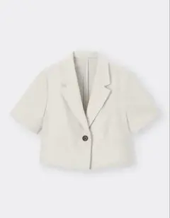 ハーフスリーブクロップドジャケット GU