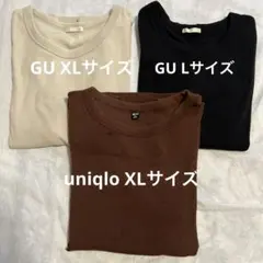 GU uniqlo Tシャツセット　XL.Lサイズ