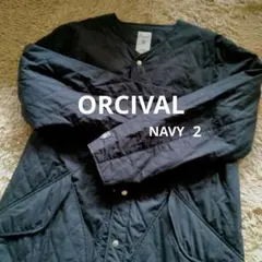 ORCIVAL　インサレーションキルトコート・ジャケット　NAVY 2 　良品