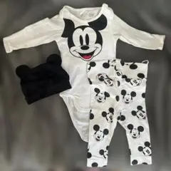 H&M ミッキーマウスロンパースセット 68