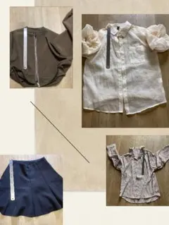 DAZZYシャツ2枚とジャケットとスカートセット