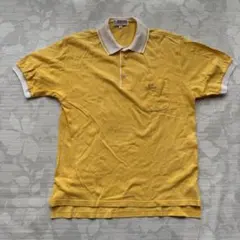 【美品】U.P renoma レノマ 半袖ポロシャツ M イエロー 綿100%