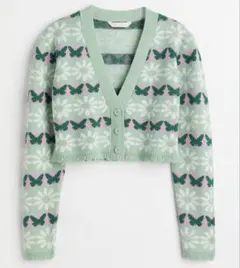H&M SHEIN 蝶 花柄 ニット トップス
