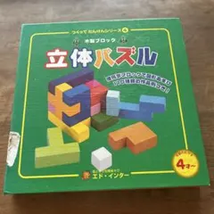 エド・インター 木製ブロック 立体パズル 知育玩具