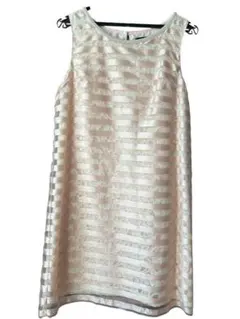 ✨ほぼ未使用品✨ノースリーブストライプワンピース ピンク Mサイズ