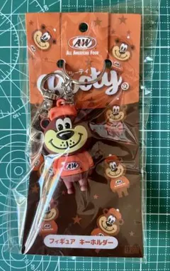 A&W沖縄 ルーティフィギュアキーホルダー 01 マスコット ROOTY
