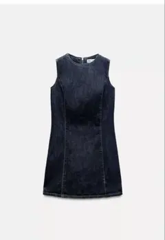 ZARA TRF フィットデニムワンピースのサムネイル