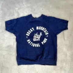 60s染み込みプリント 半袖スウェット vintageのサムネイル
