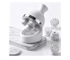 ヘッドスパ 電動頭皮ブラシ 頭皮ケア 3D振動 360°回転 急緩調節