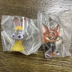 ズートピア2 カプセルトイ めじるしアクセサリー ニック B ジュディ B