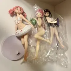美少女フィギュア　劇場版まどマギ叛逆の物語　EXQ　水着ver. 3体セット