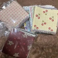 パッチワーク用　カットプリント布　セット　おまけ付き